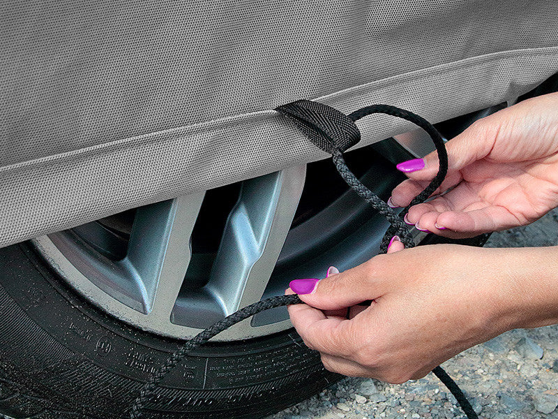 Висококачествено Покривало Kegel серия Mobile Garage размер S2 за хечбек 320-332см x 125-135см, сиво