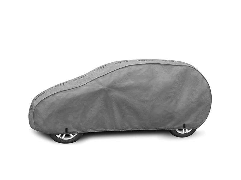 Висококачествено Покривало Kegel серия Mobile Garage размер M1 за хечбек 355-380см x 126-136см, сиво