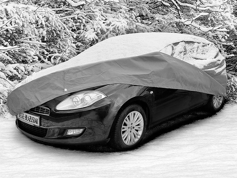 Висококачествено Покривало Kegel серия Mobile Garage размер L1 за хечбек/комби 405-430см x 126-136см, сиво