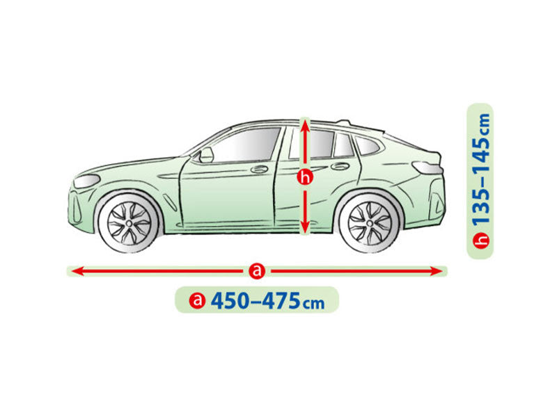 Висококачествено Покривало Kegel за Джип SUV Серия Mobile Garage размер L 450 - 475см х 135 - 145см