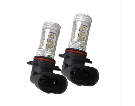 2 броя Hb4 ХБ4 9006 LED Диодни Крушки С Лупа За Халогени