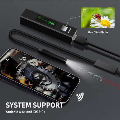 HD WIFI Безжичен ендоскоп камера за телефон съвместим с iOS и Android 1200p 5м кабел