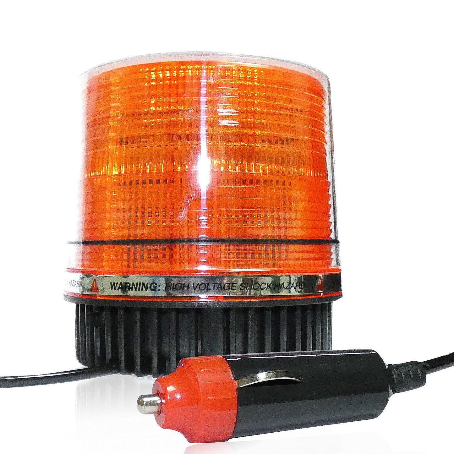 26 Led 8W Сигнална лампа, аварийна, маяк, буркан 12V с магнитно или болтово закрепване, 9лъча