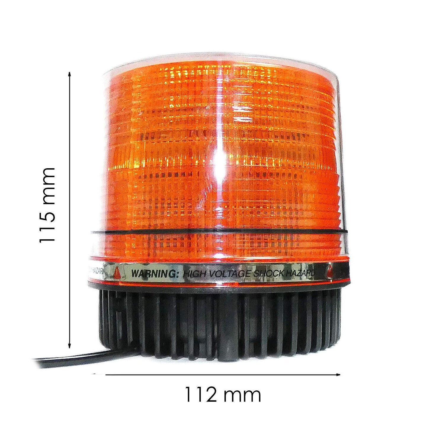 26 Led 8W Сигнална лампа, аварийна, маяк, буркан 12V с магнитно или болтово закрепване, 9лъча