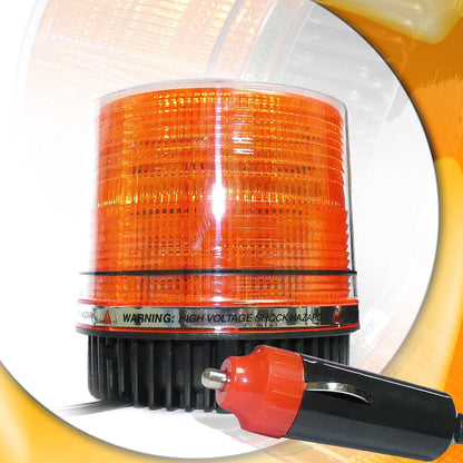26 Led 8W Сигнална лампа, аварийна, маяк, буркан 12V с магнитно или болтово закрепване, 9лъча
