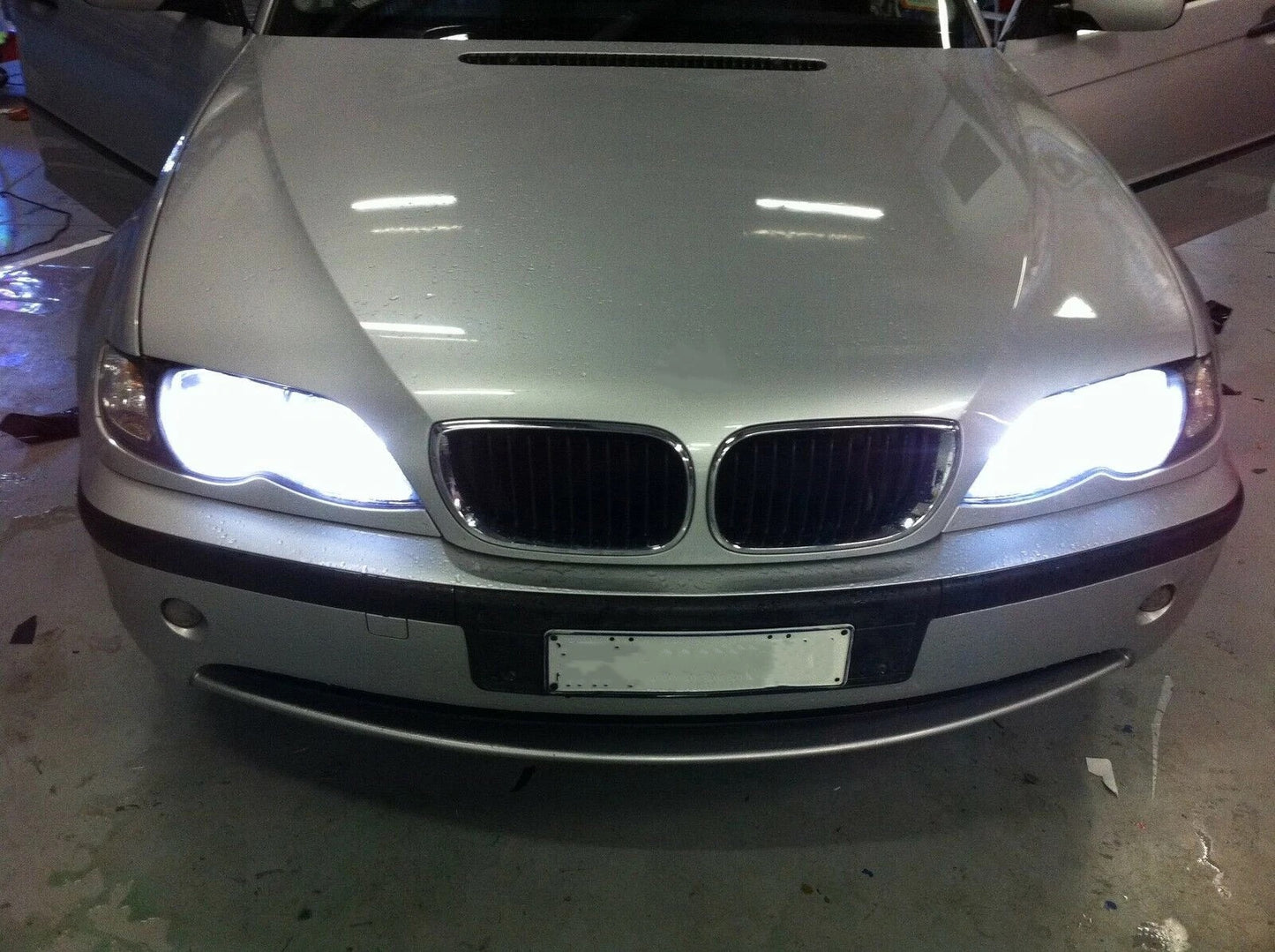 Комплект H8 40W LED Angel Eyes крушки за BMW – CANBUS, бяла светлина, OEM 63217760782