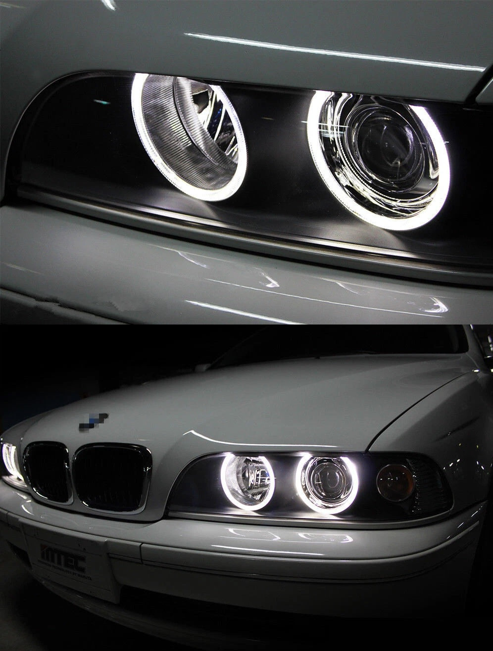 Комплект H8 40W LED Angel Eyes крушки за BMW – CANBUS, бяла светлина, OEM 63217760782