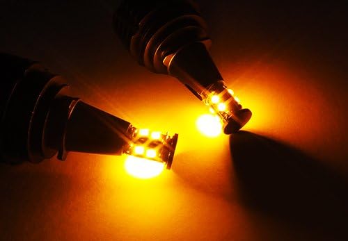 Комплект H8 40W LED Angel Eyes крушки за BMW – CANBUS, жълта / оранжева светлина, OEM 63217760782