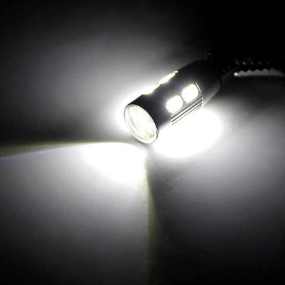 Led Крушки За Габарит, Т10 W5W LED 10 SMD, Canbus, 12V, Бяла Светлина
