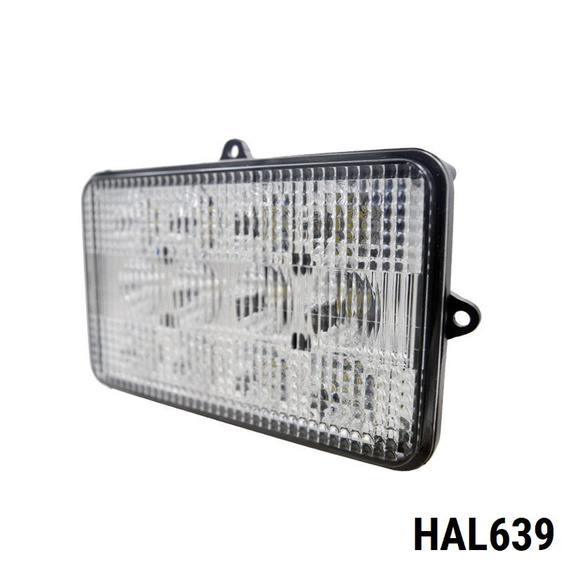 LED Диоден Халоген LED Фар - 5100lm 16.5cm 60W PRO - Късa/Дълга Светлина - John Deere Странично захващане
