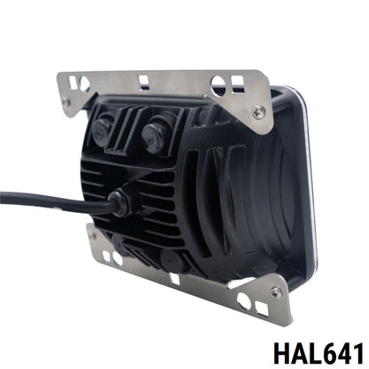 LED Диоден Халоген LED Фар - 5100lm 16.5cm 60W PRO - Късa/Дълга Светлина - John Deere с метални планки за захващане