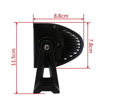 27 См 36W Мощен 4D 4Д Епистар Led Bar Led Диоден Бар Прожектор 12V 24V 2160 Лумена