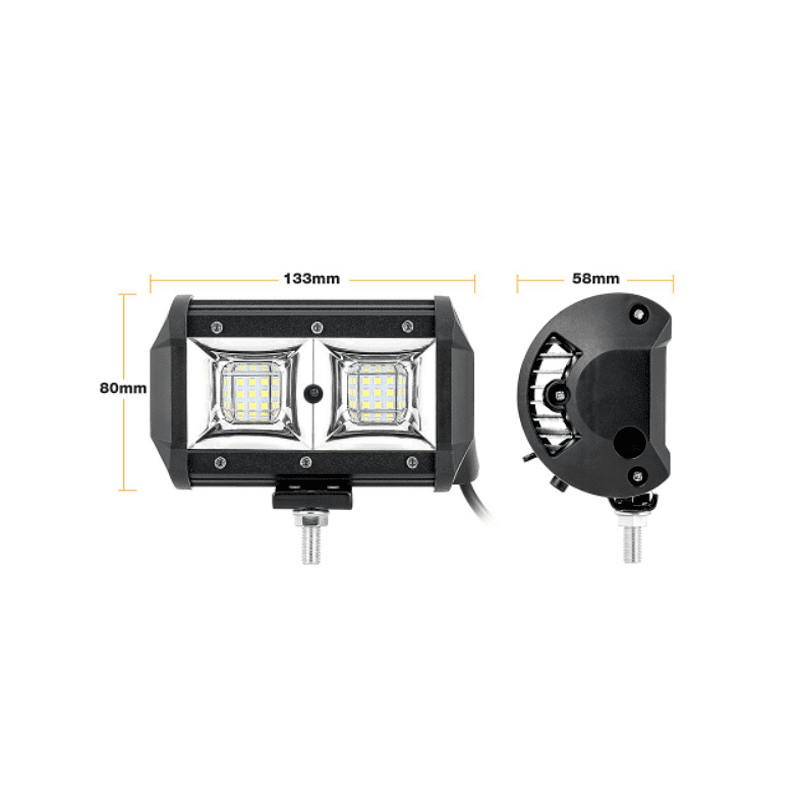 1бр LED Прожектор 54W 12-24V с насочена светлина, Led Бар, Диоден Фар, Прожектор, Халоген