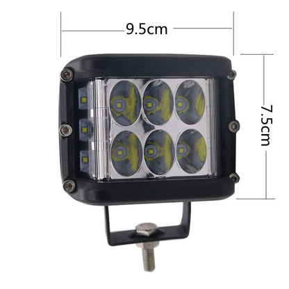 45W LED BAR LED БАР ДИОДЕН ФАР ПРОЖЕКТОР ХАЛОГЕН 12-24V DUAL