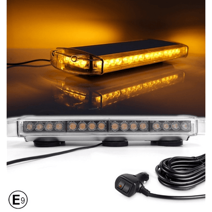 55см LED диодна аварийна сигнална лампа за таван 12-24V маяк, буркан