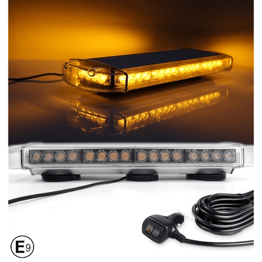55см LED диодна аварийна сигнална лампа за таван 12-24V маяк, буркан