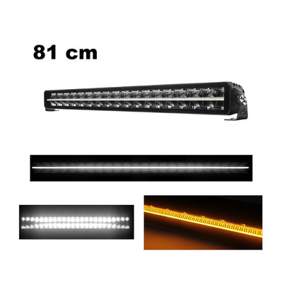 81см 152W LED BAR с основна и габаритна светлина, Нов пиано дизайн, Високо качество