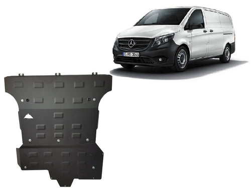Метална кора под двигател скоростна кутия и радиатор - SCUT 14.094 за MERCEDES VITO (W447) Van от 10.2014