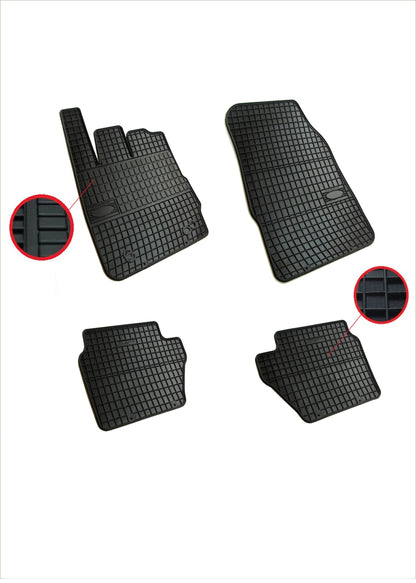 Качествени гумени стелки стелки за Форд Фиеста Ford Fiesta 2008+