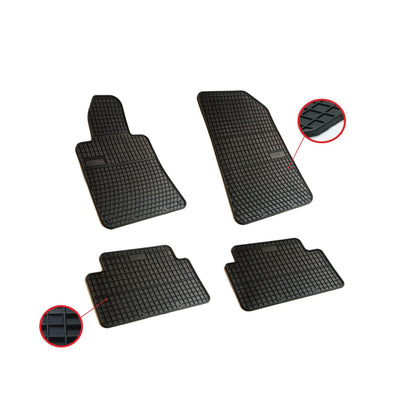 Комплект висококачествени гумени стелки за Пежо Peugeot 508 2011+