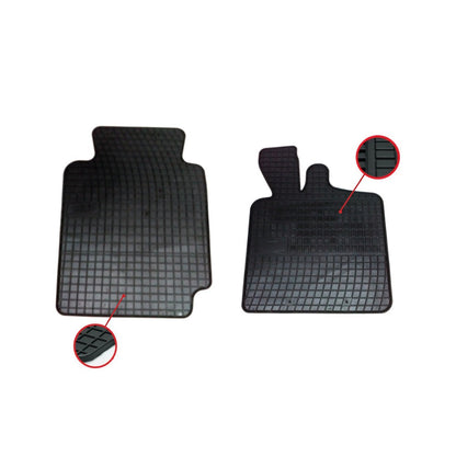 Комплект висококачествени гумени стелки за Smart Fortwo 1998-2007