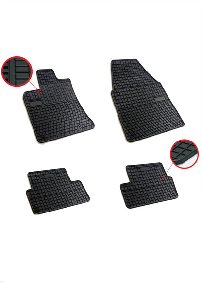 Качествени гумени стелки за Нисан Кашкай Nissan Qashgai 07-13