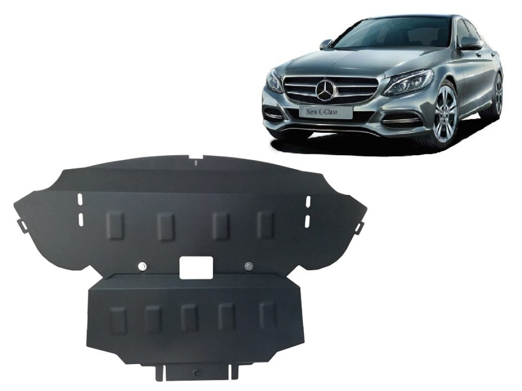 Метална кора под двигател и под радиатор - SCUT 14.101 за MERCEDES C (W205) Sedan от 7.2013