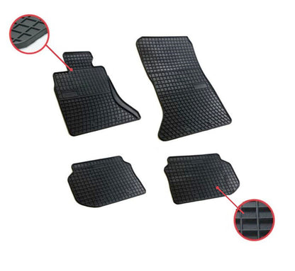 Комплект висококачествени гумени стелки за BMW серия 5 F07 GT, F10/F11