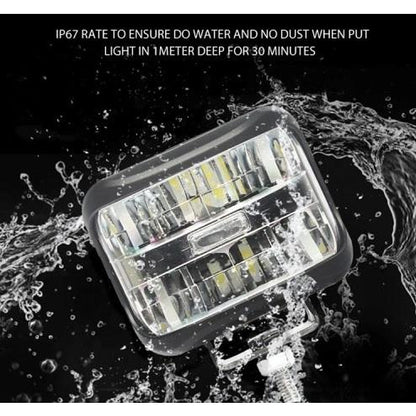 Работен LED фар с бяла светлина 9.5см, 24W 1600lm 12/24V за ролбар, ATV, джип 4x4