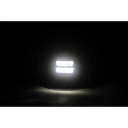 Работен LED фар с бяла светлина 9.5см, 24W 1600lm 12/24V за ролбар, ATV, джип 4x4