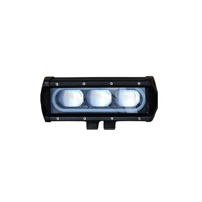 8D 21см 50W 3 в 1 Едноредов LED LIGHT BAR С 3 режима - основна бяла светлина, жълта светлина и дневна (DRL), прав led лайт бар