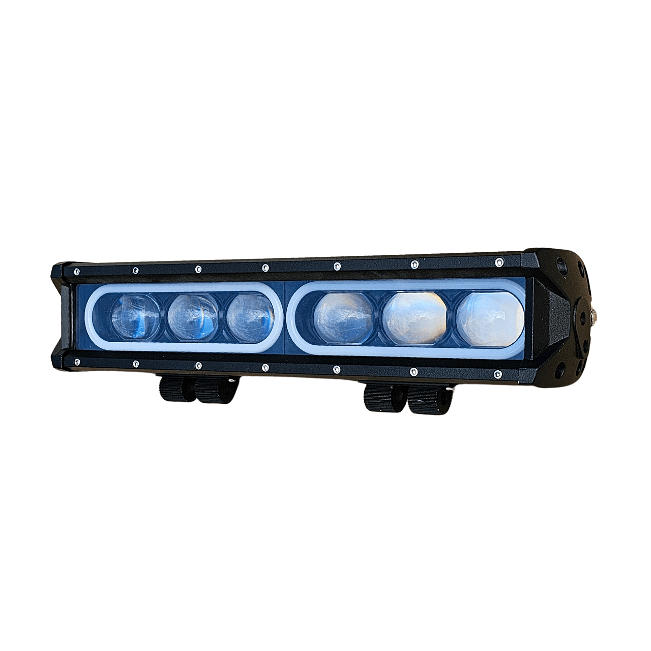 8D 37см 100W 3 в 1 Едноредов LED LIGHT BAR С 3 режима - основна бяла светлина, жълта светлина и дневна (DRL), прав led лайт бар