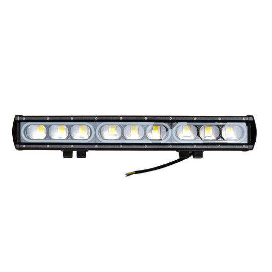8D 53см 150W 3 в 1 Едноредов LED LIGHT BAR С 3 режима - основна бяла светлина, жълта светлина и дневна (DRL), прав led лайт бар