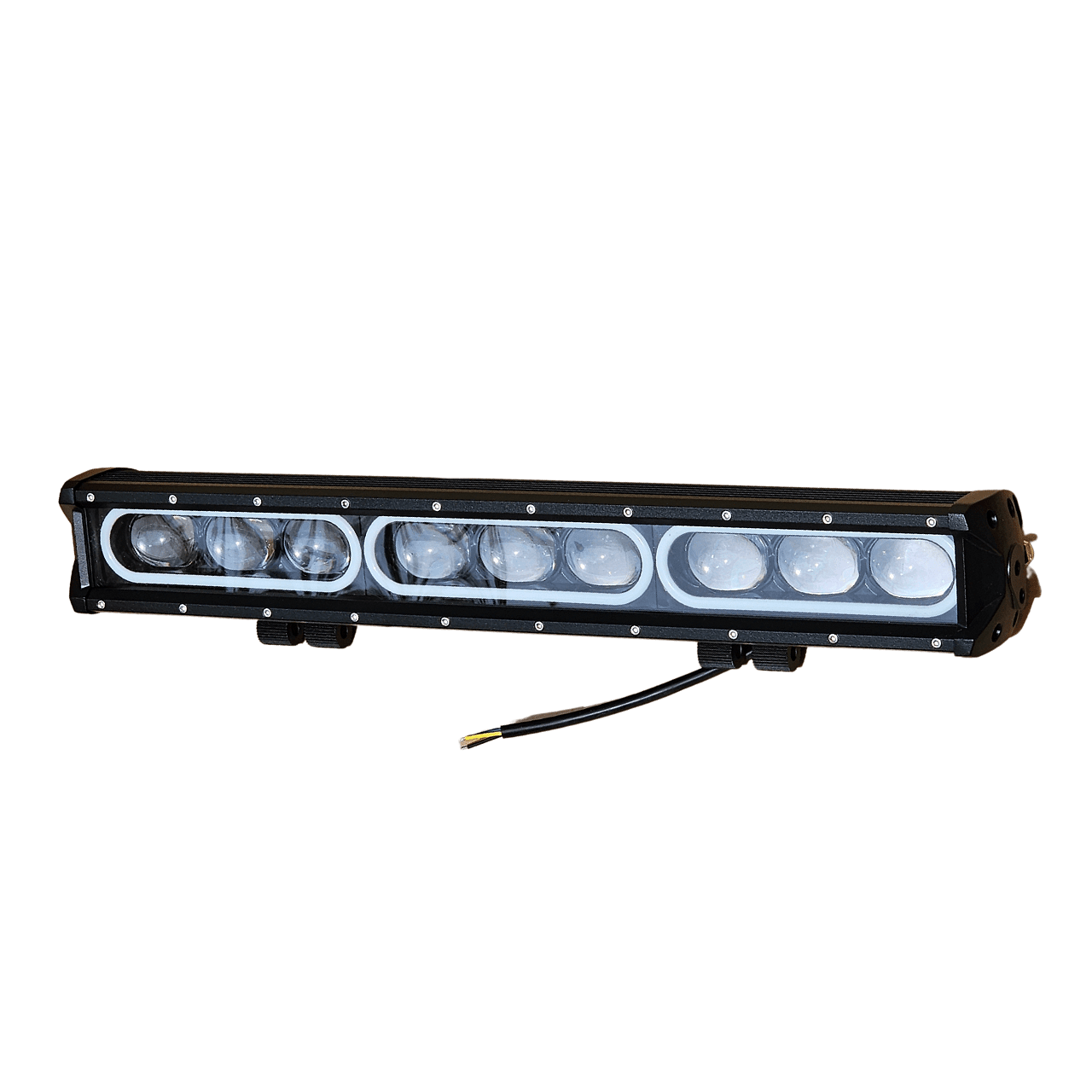 8D 53см 150W 3 в 1 Едноредов LED LIGHT BAR С 3 режима - основна бяла светлина, жълта светлина и дневна (DRL), прав led лайт бар