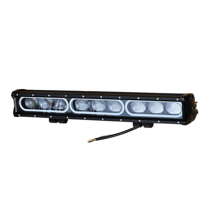 8D 53см 150W 3 в 1 Едноредов LED LIGHT BAR С 3 режима - основна бяла светлина, жълта светлина и дневна (DRL), прав led лайт бар