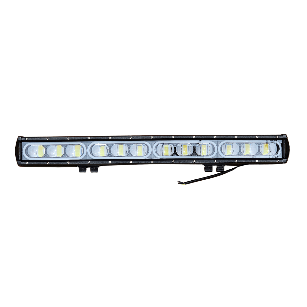 8D 71см 200W 3 в 1 Едноредов LED LIGHT BAR С 3 режима - основна бяла светлина, жълта светлина и дневна (DRL), прав led лайт бар