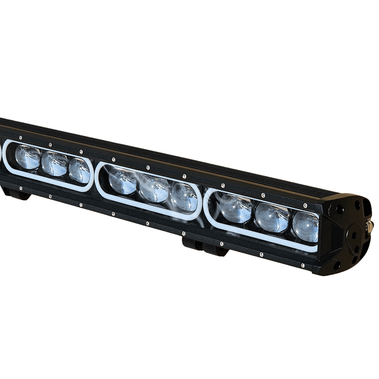 8D 71см 200W 3 в 1 Едноредов LED LIGHT BAR С 3 режима - основна бяла светлина, жълта светлина и дневна (DRL), прав led лайт бар