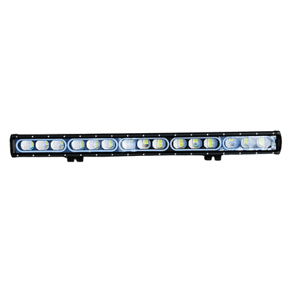 8D 86см 250W 3 в 1 Едноредов LED LIGHT BAR С 3 режима - основна бяла светлина, жълта светлина и дневна (DRL), прав led лайт бар