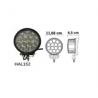 14 LED Халогенна 42W Водоустойчива Светлина Работна Лампа 10-30V за Ролбар АТВ, Джип