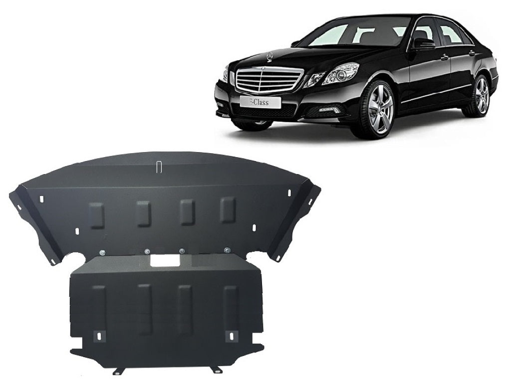 Метална кора под двигател радиатор предна броня - SCUT 14.098 за MERCEDES E (W212) Sedan 1.2009 - 2016
