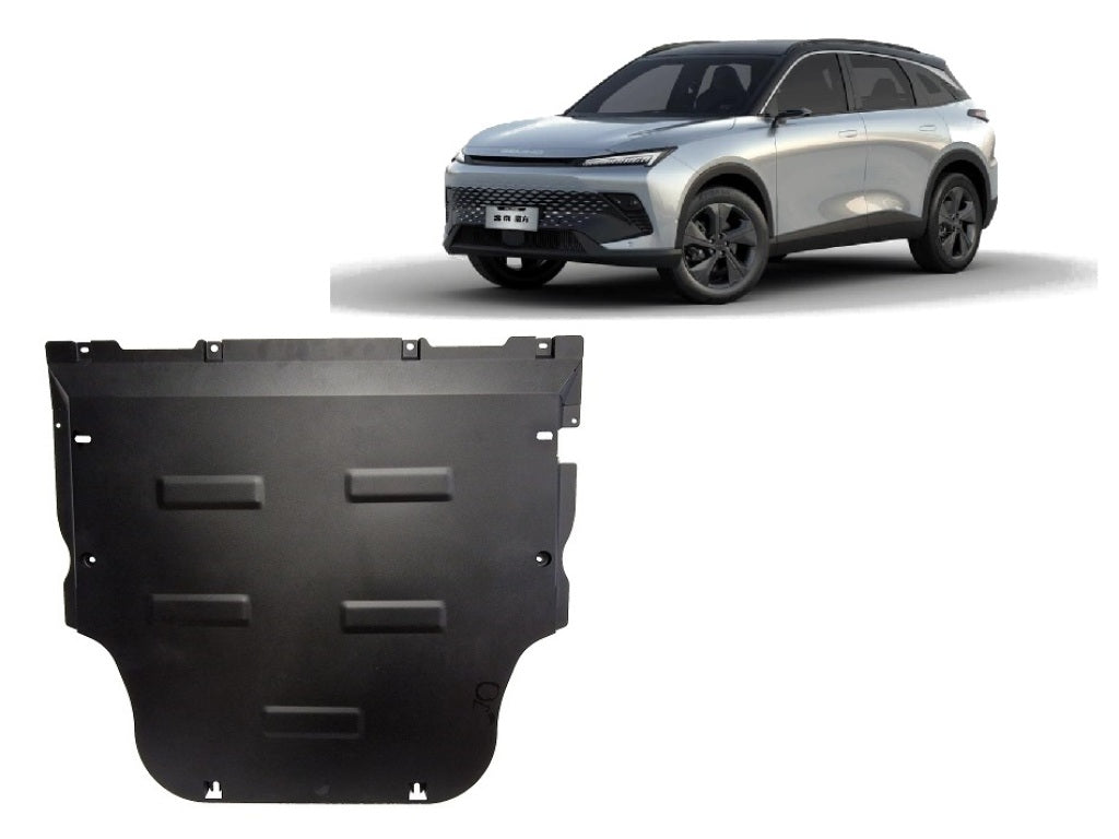 Метална кора под двигател скоростна кутия радиатор след 2020 - SCUT 40.100 за BAIC X7 (X75) от 2020