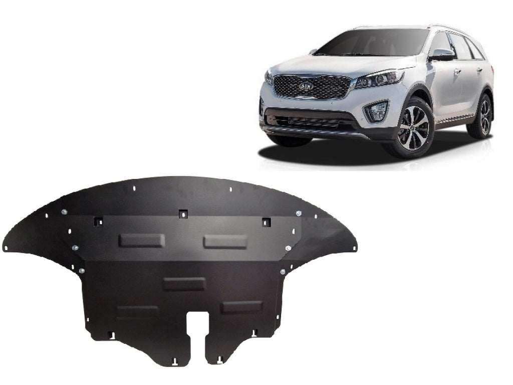 Метална кора под двигател скоростна кутия радиатор предна броня - SCUT 10.093 за KIA SORENTO III (UM) от 1.2015