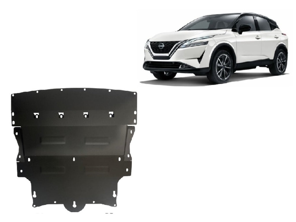 Метална кора под двигател скоростна кутия радиатор - SCUT 16.122 за NISSAN QASHQAI (J12) от 2021