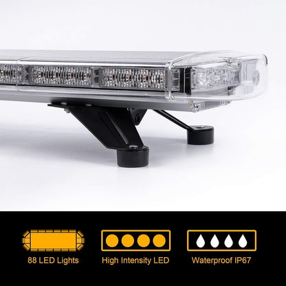 98см LED диодна аварийна сигнална лампа за таван 12-24V маяк, буркан