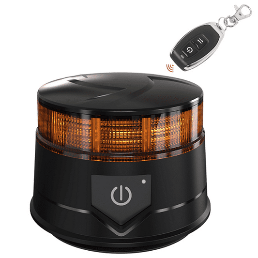 Безжичен Led авариен буркан - маяк, 14W, с дистанционно, магнит и вендуза