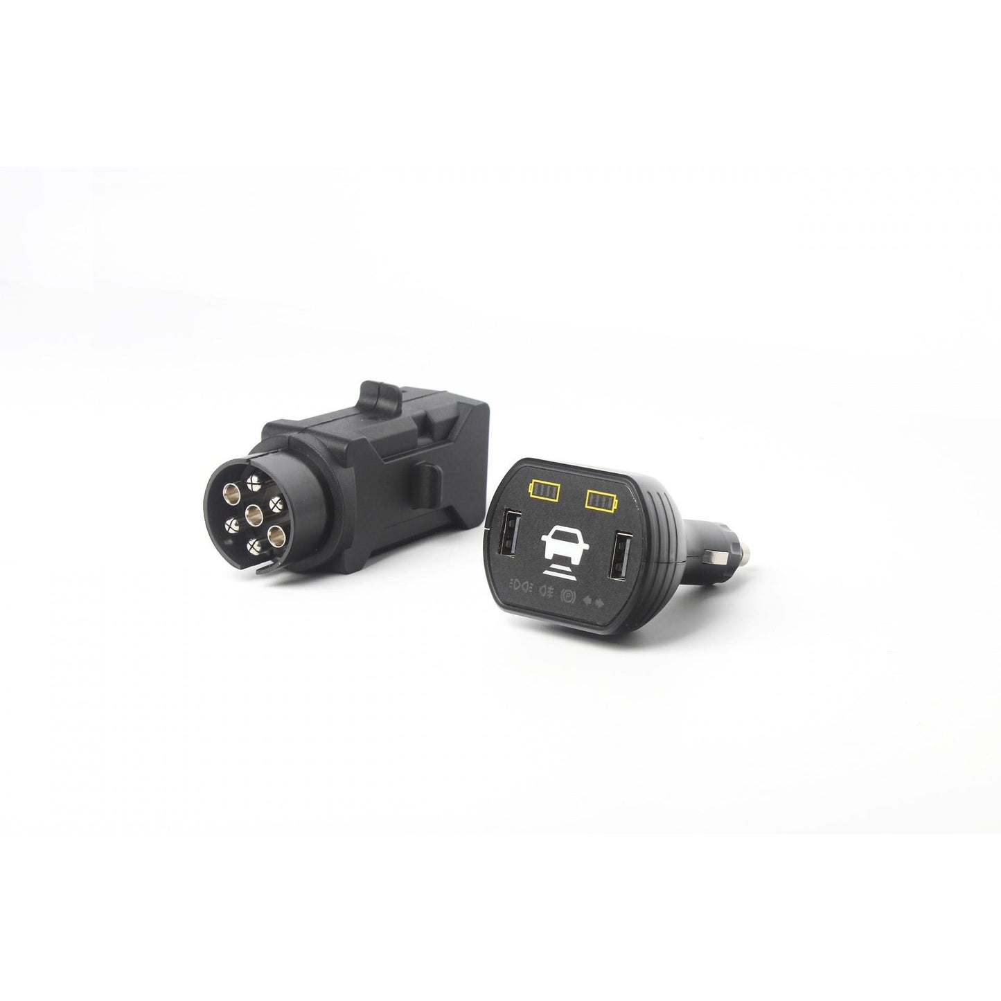 Безжични /Wireless/ LED стопове с магнит, неон ефект, триъгълна форма, 12V, 6 функции