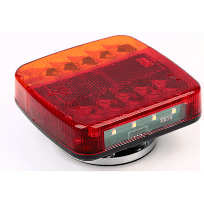 Безжични Wireless LED диодни Стопове с магнит 12V/24V Led Стопове за Ремарке, Каравана, Платформа, 5 Функции
