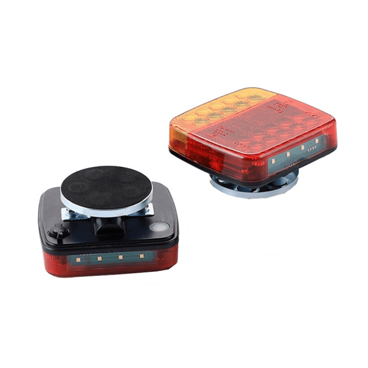 Безжични Wireless LED диодни Стопове с магнит 12V/24V Led Стопове за Ремарке, Каравана, Платформа, 5 Функции