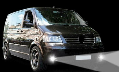 Комплект LED лампи за халогени за броня за Фолксваген Транспортер Т5 VW TRANSPORTER T5 2003-2010 Крафтер 06+ Шкофа Фабия Skoda Fabia 2007-2014
