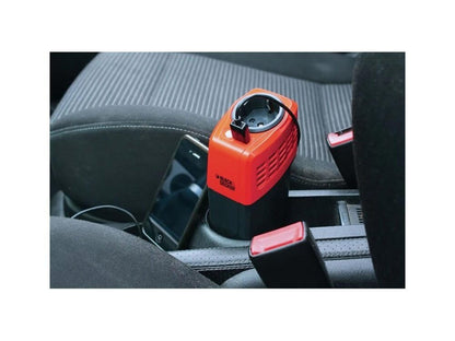 12V DC 230V AC 100W преносим токов трансформатор захранващ инвертор за автомобил Black & Decker USB изход